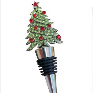 Festive Christmas Tree Wine Stopper